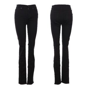 J Crew Classic Black High Rise Toothpick Skinny Jeans Size 25 Tall